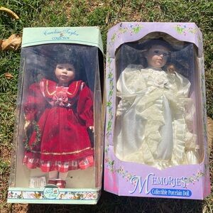 Vintage porcelain dolls